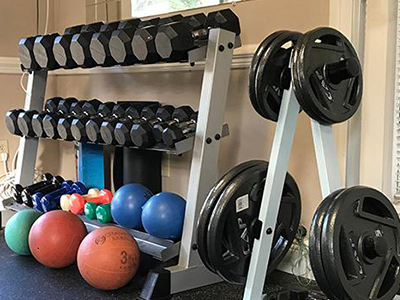 Weights in the USA Baldwin County Fitness Center.