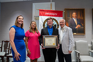 Jeremy Hatcher, Senior Associate Registrar in the Registrar’s Office, has been selected as the University General Division, Employee of the Quarter, for the Second Quarter of 2026. 