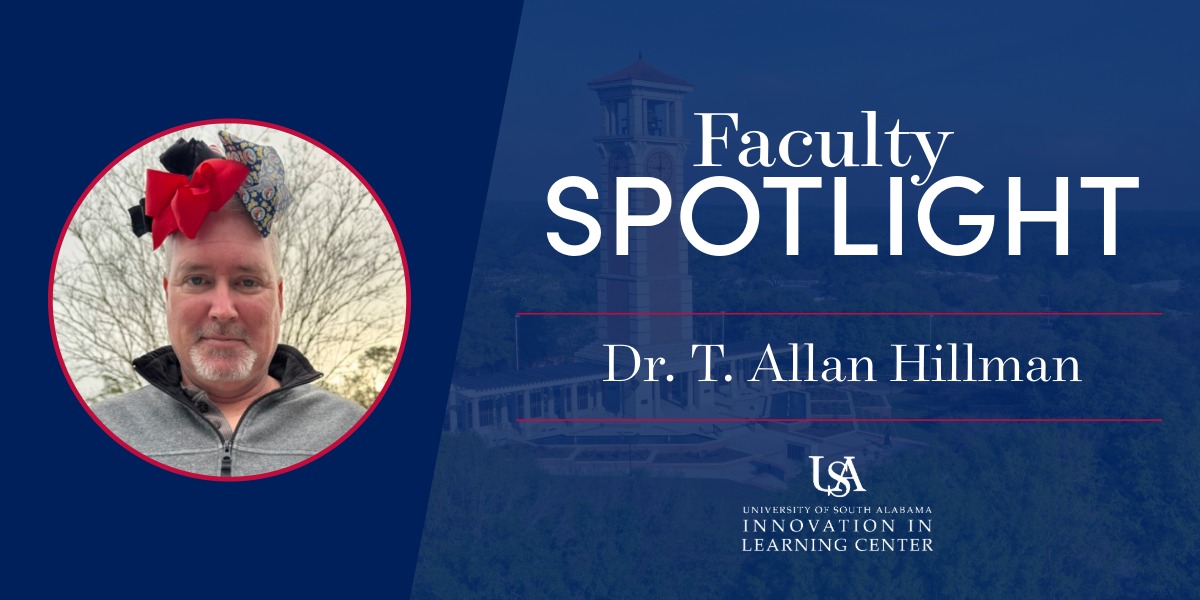 faculty spotlight banner showing photo of dr. allan hillman