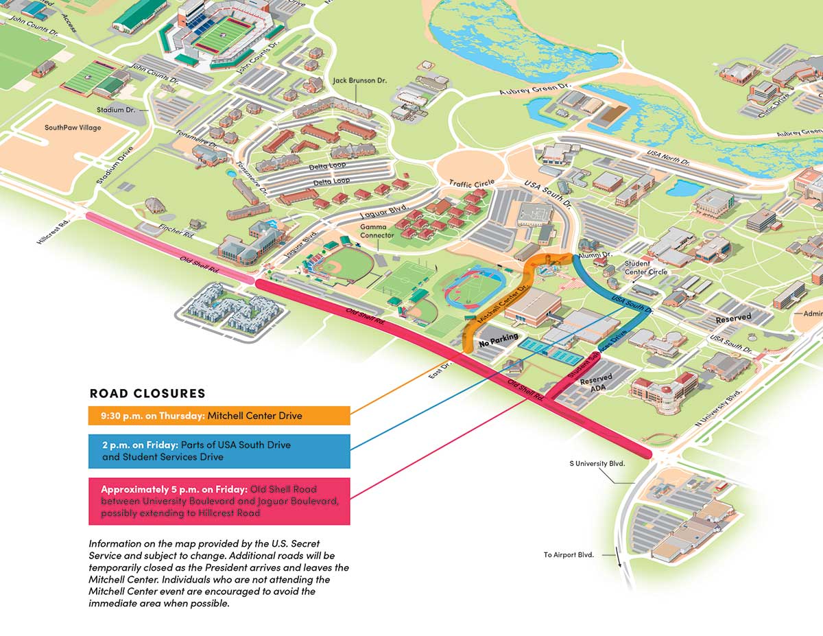 Road Closure Map